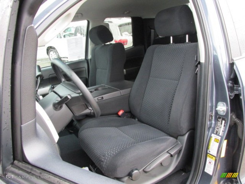 2009 Tundra Double Cab 4x4 - Slate Gray Metallic / Black photo #12