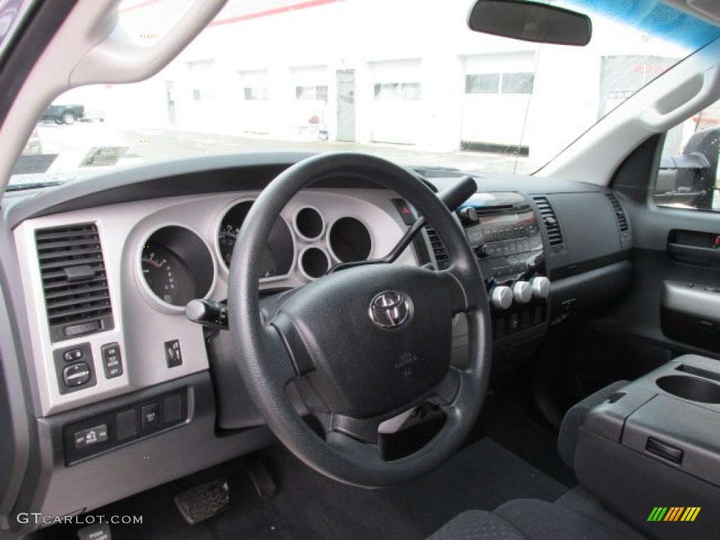 2009 Tundra Double Cab 4x4 - Slate Gray Metallic / Black photo #15