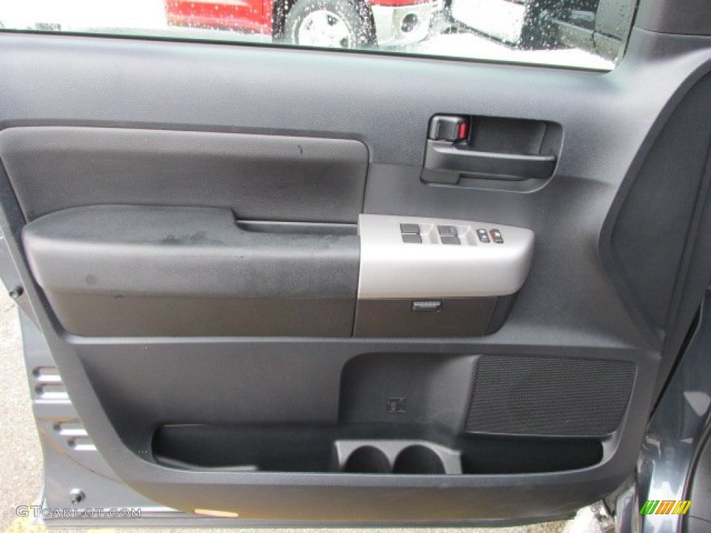 2009 Tundra Double Cab 4x4 - Slate Gray Metallic / Black photo #16