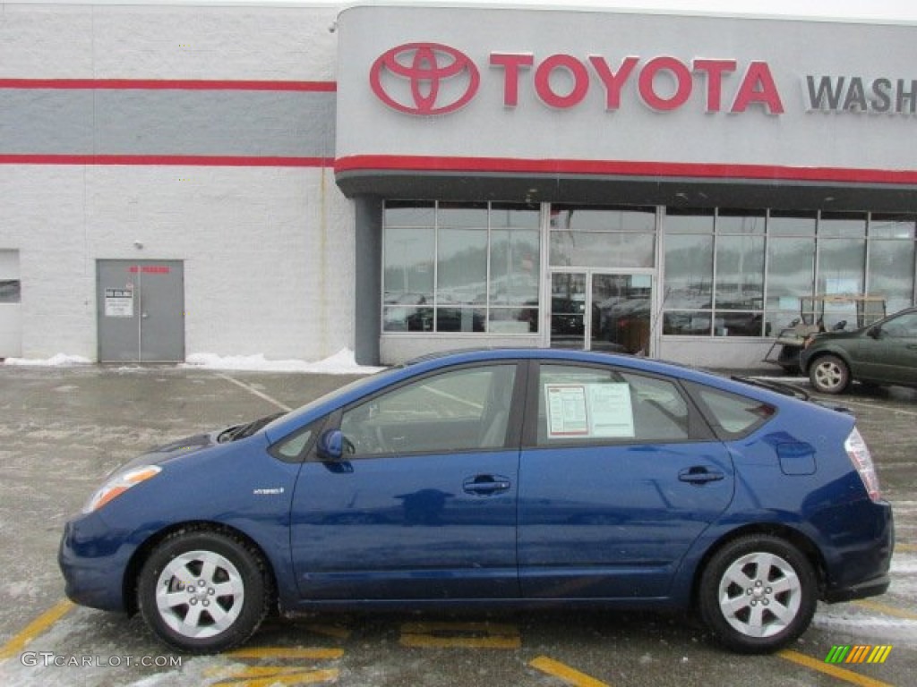 2008 Prius Hybrid - Spectra Blue Mica / Gray photo #2