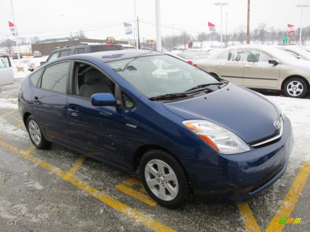 2008 Prius Hybrid - Spectra Blue Mica / Gray photo #9