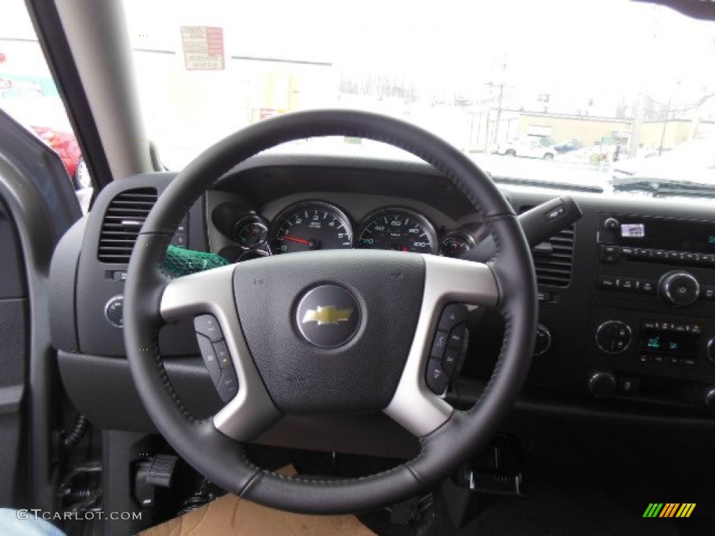 2013 Silverado 1500 LT Crew Cab 4x4 - Graystone Metallic / Ebony photo #18