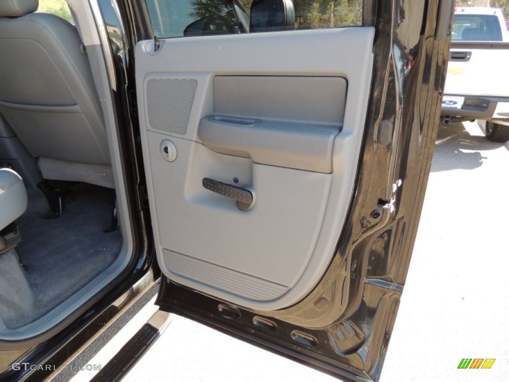 2007 Ram 2500 Sport Quad Cab 4x4 - Brilliant Black / Medium Slate Gray photo #11
