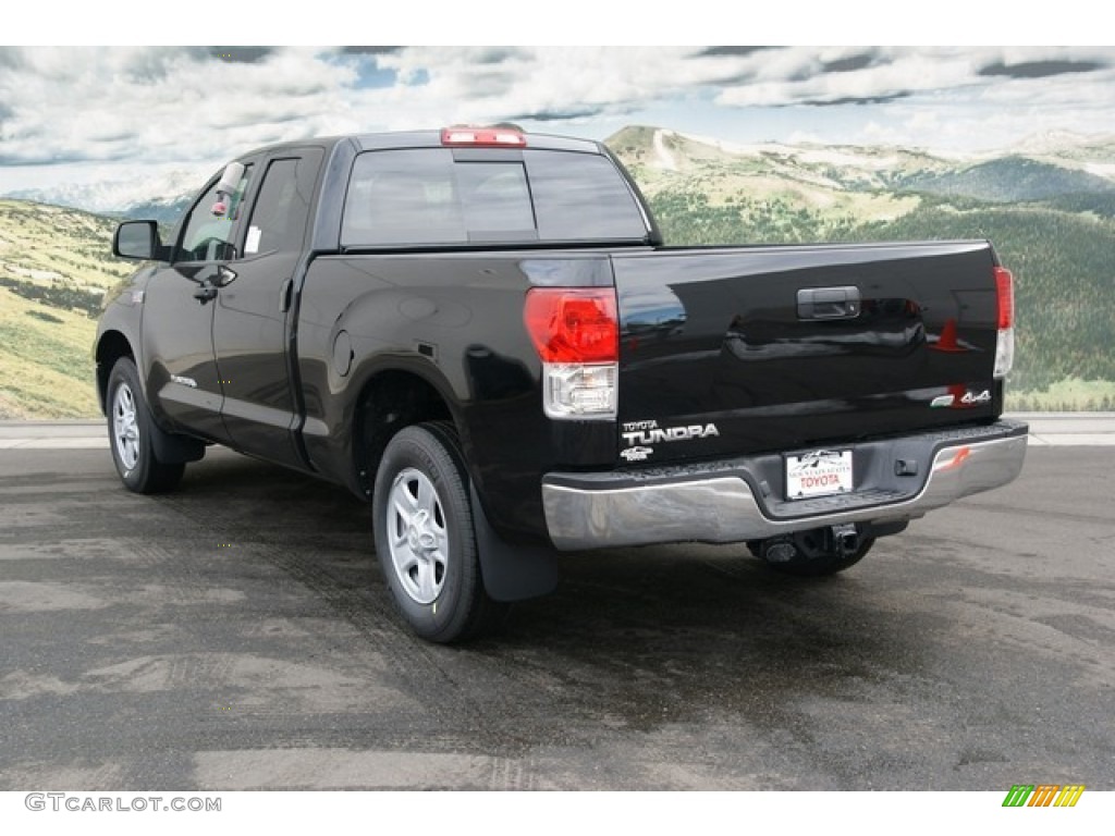 2013 Tundra Double Cab 4x4 - Black / Sand Beige photo #2