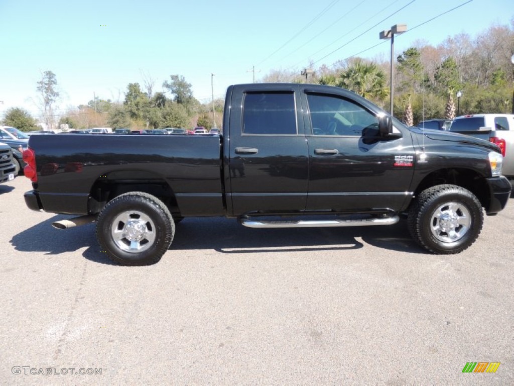 2007 Ram 2500 Sport Quad Cab 4x4 - Brilliant Black / Medium Slate Gray photo #12