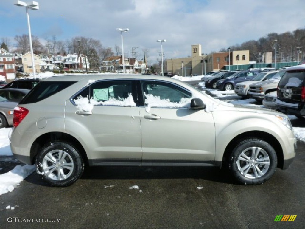 Champagne Silver Metallic 2013 Chevrolet Equinox LS AWD Exterior Photo #76904118