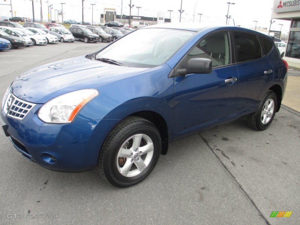 Indigo Blue 2010 Nissan Rogue S AWD 360 Value Package Exterior Photo #76904148