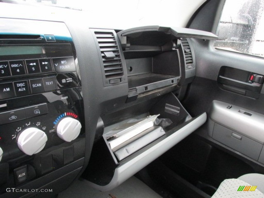 2008 Tundra Double Cab 4x4 - Super White / Graphite Gray photo #16