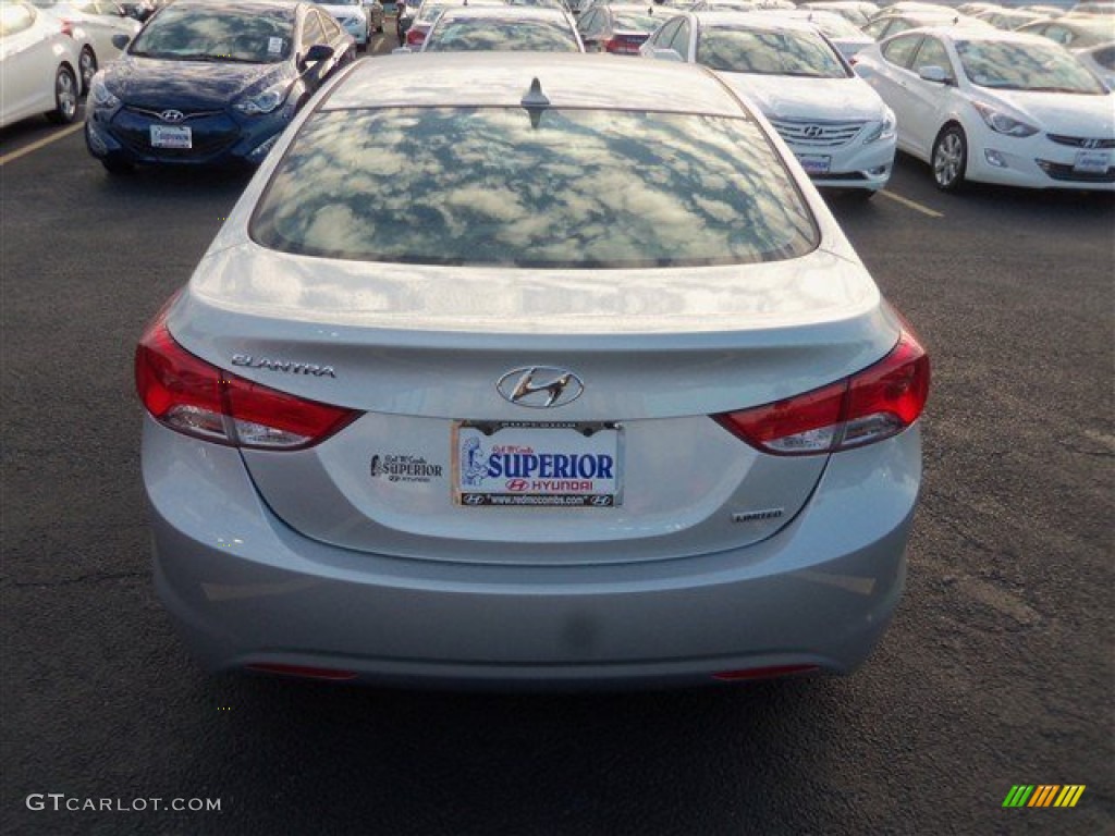 2013 Elantra Limited - Silver / Black photo #8
