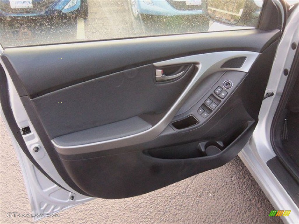 2013 Elantra Limited - Silver / Black photo #10