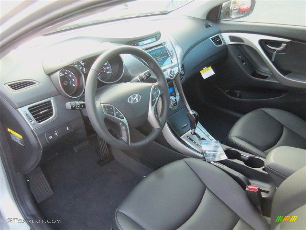 2013 Elantra Limited - Silver / Black photo #11