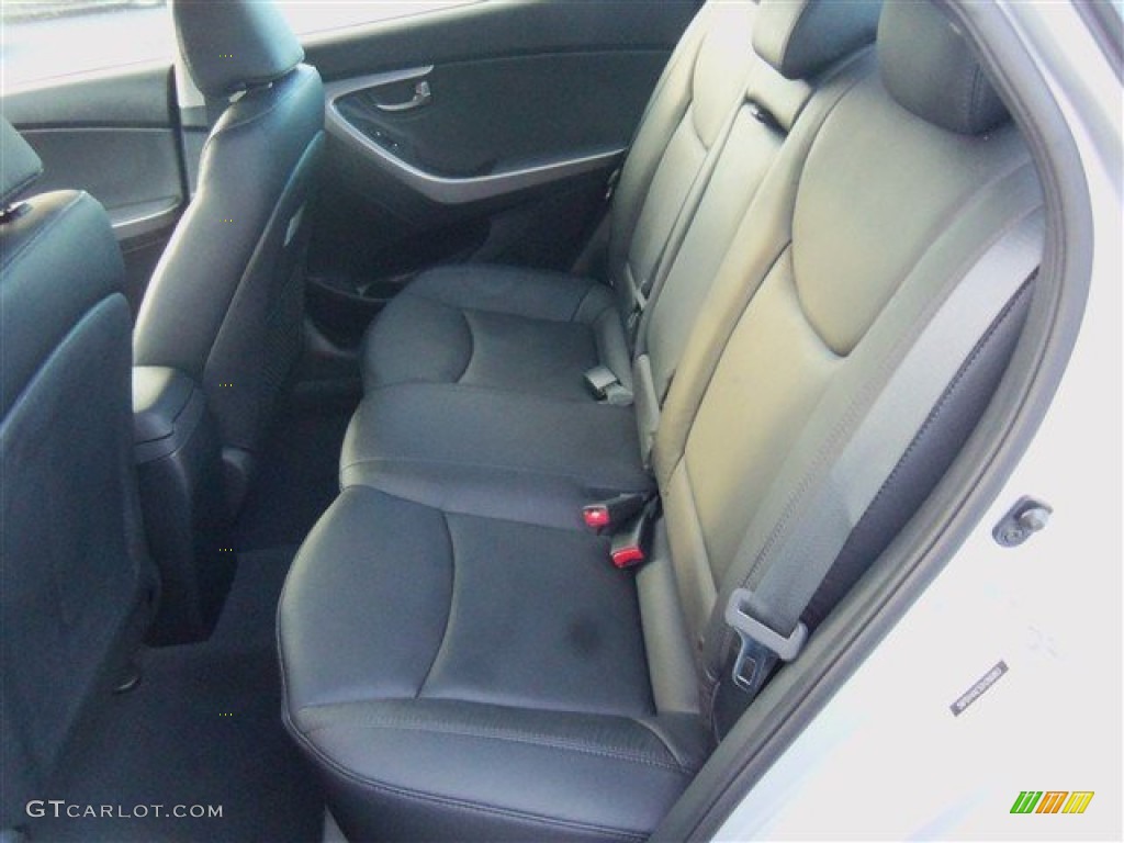 Black Interior 2013 Hyundai Elantra Limited Photo #76904283