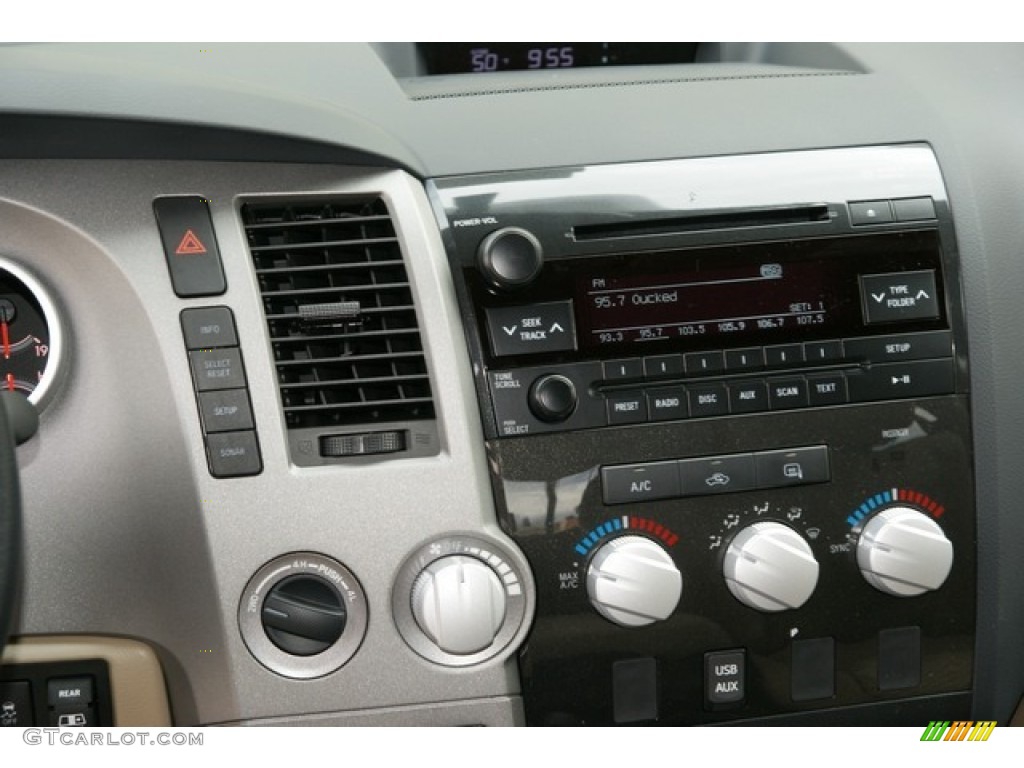 2013 Tundra SR5 TRD Double Cab 4x4 - Black / Sand Beige photo #6