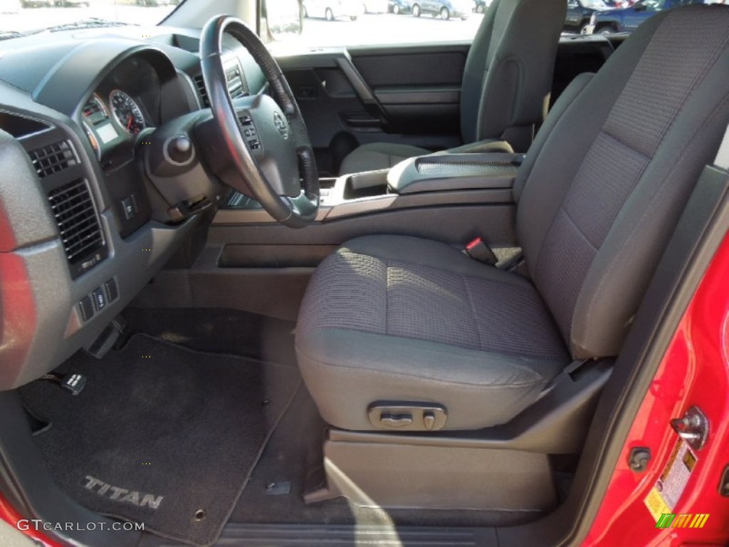 2011 Nissan Titan SV Crew Cab 4x4 Interior Color Photos