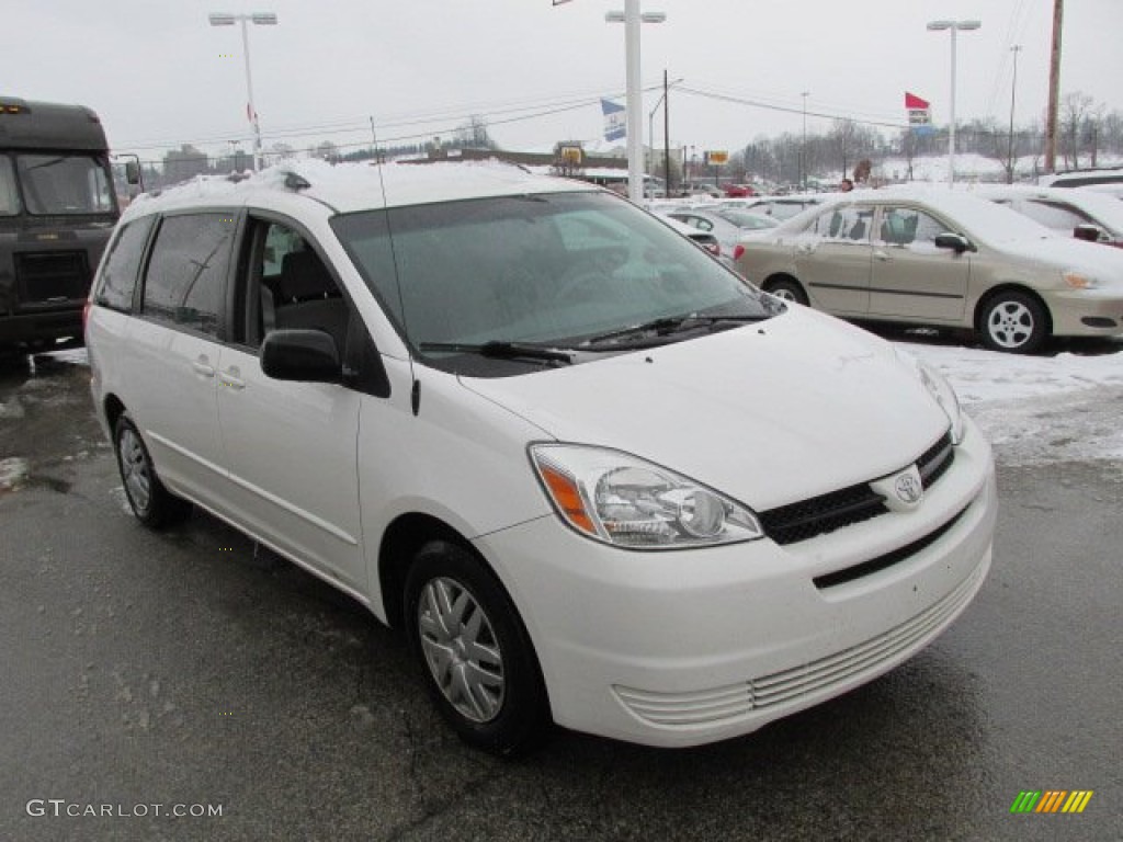 Natural White 2005 Toyota Sienna CE Exterior Photo #76905741