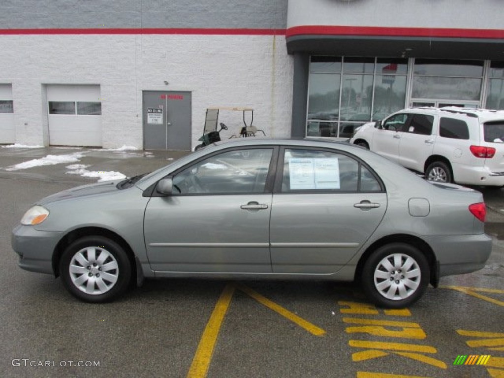 Mineral Green 2004 Toyota Corolla LE Exterior Photo #76906047