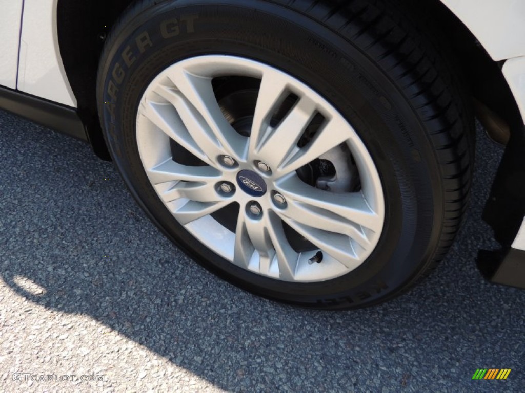 2012 Focus SEL Sedan - White Platinum Tricoat Metallic / Charcoal Black photo #16