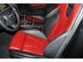 Black/Red Front Seat Photo for 2010 Audi S4 #76906062