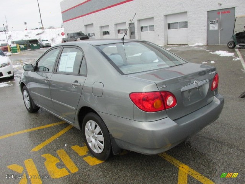 2004 Corolla LE - Mineral Green / Light Gray photo #4