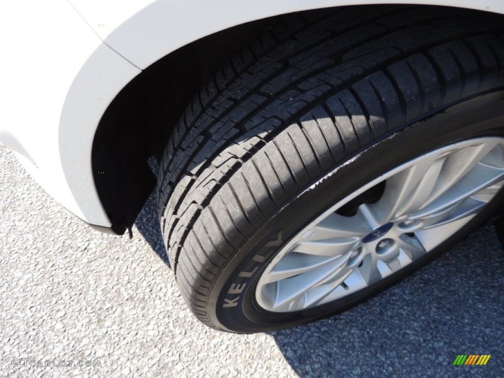 2012 Focus SEL Sedan - White Platinum Tricoat Metallic / Charcoal Black photo #17