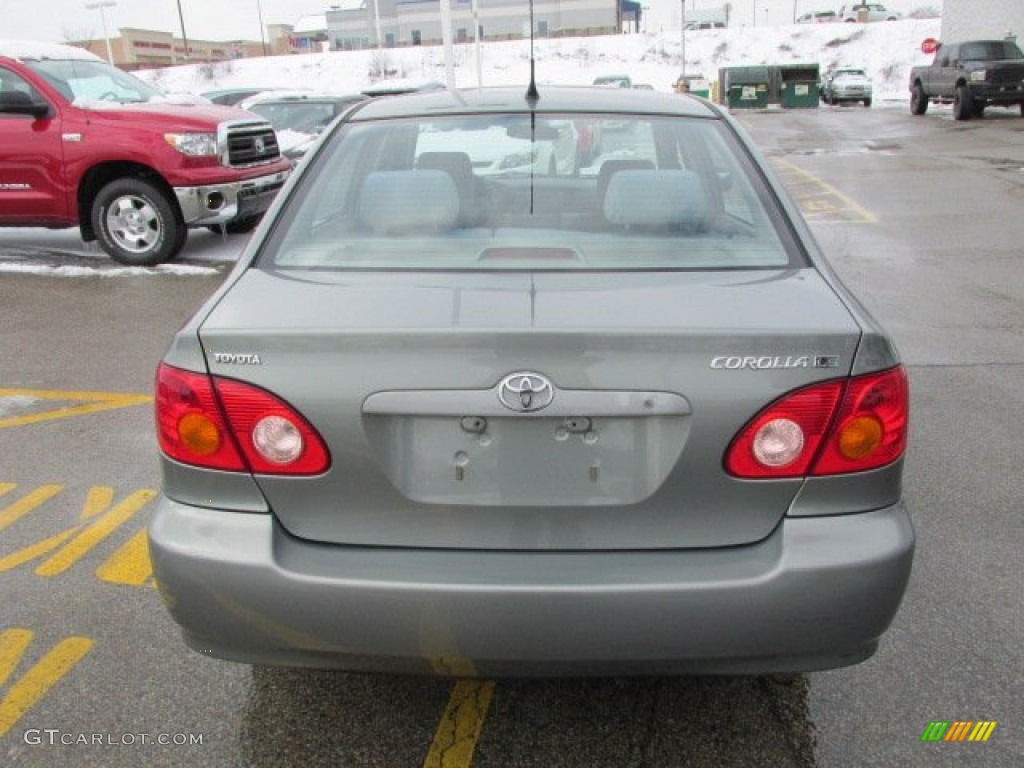 2004 Corolla LE - Mineral Green / Light Gray photo #5