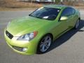 Lime Rock Green 2010 Hyundai Genesis Coupe 3.8 Track Exterior