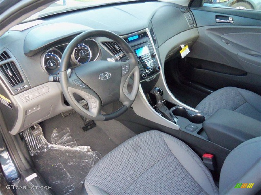 2013 Sonata SE - Pacific Blue Pearl / Gray photo #8