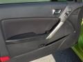 Black 2010 Hyundai Genesis Coupe 3.8 Track Door Panel