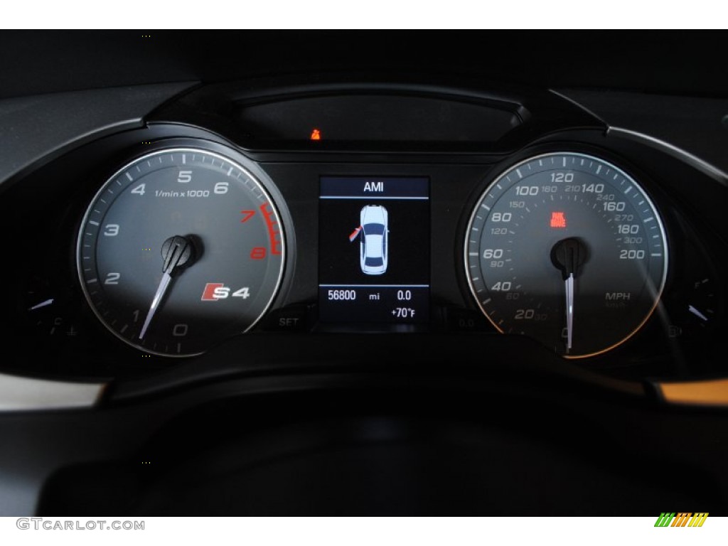 2010 Audi S4 3.0 quattro Sedan Gauges Photo #76906675