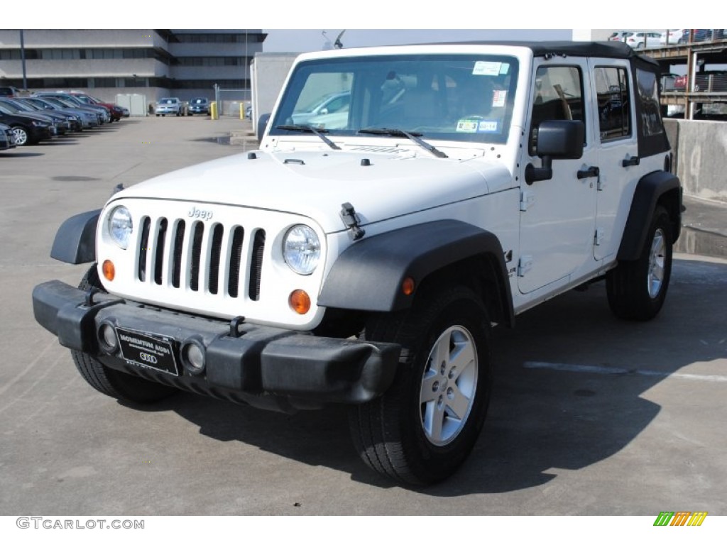Stone White 2007 Jeep Wrangler Unlimited X Exterior Photo #76906814