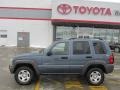 2002 Steel Blue Pearlcoat Jeep Liberty Sport 4x4  photo #2