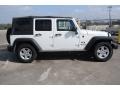 2007 Stone White Jeep Wrangler Unlimited X  photo #8