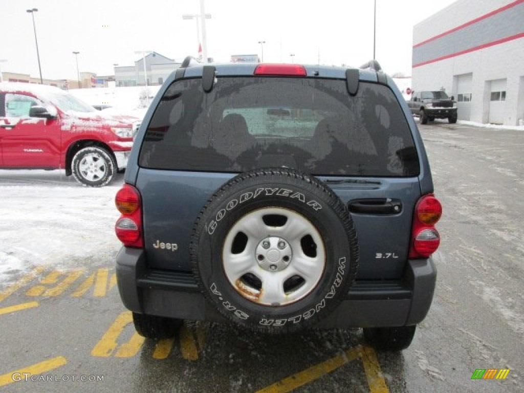 2002 Liberty Sport 4x4 - Steel Blue Pearlcoat / Dark Slate Gray photo #5