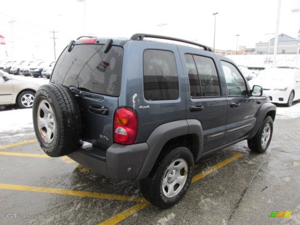 2002 Liberty Sport 4x4 - Steel Blue Pearlcoat / Dark Slate Gray photo #7