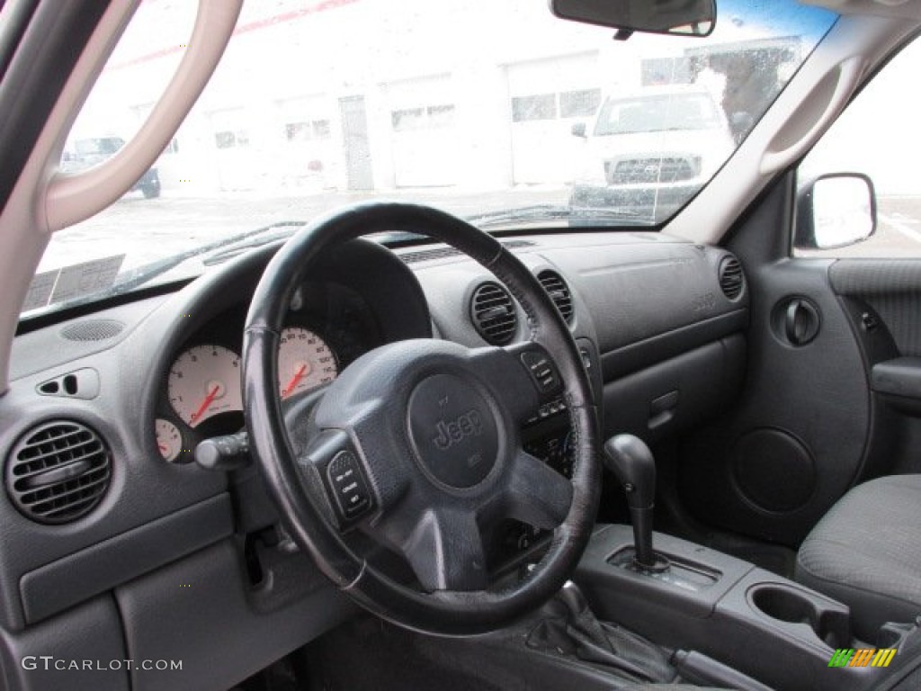 2002 Jeep Liberty Sport 4x4 Dark Slate Gray Dashboard Photo #76907085