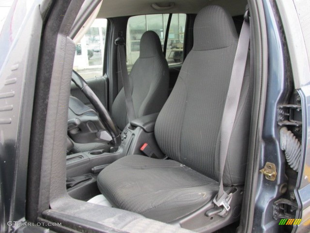 Dark Slate Gray Interior 2002 Jeep Liberty Sport 4x4 Photo #76907128