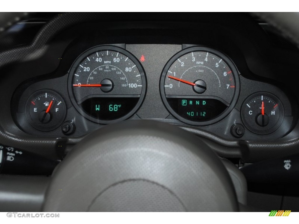 2007 Jeep Wrangler Unlimited X Gauges Photo #76907313