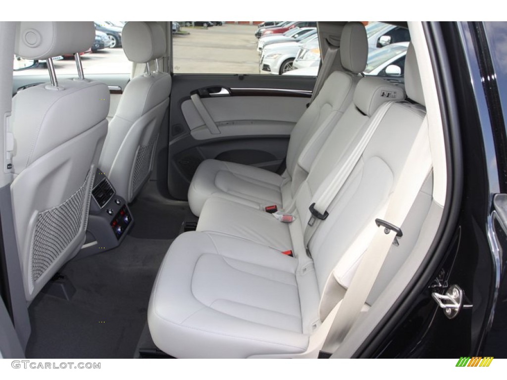 Limestone Gray Interior 2013 Audi Q7 3.0 S Line quattro Photo #76907847