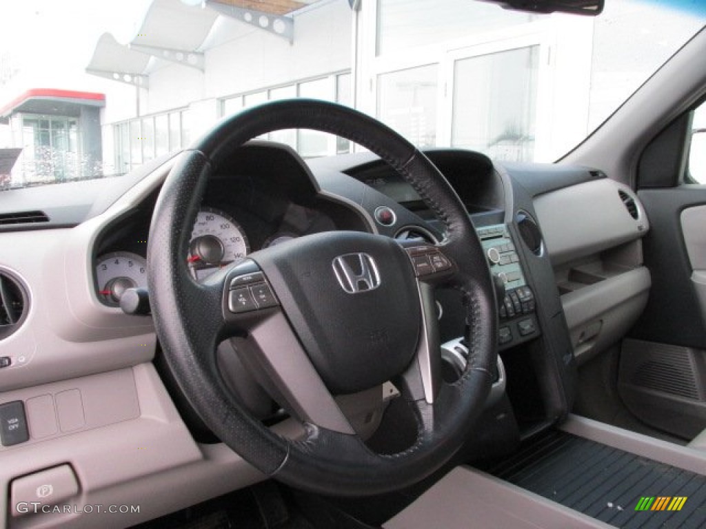 2009 Honda Pilot EX-L 4WD Gray Dashboard Photo #76907919