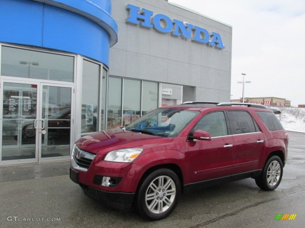 2009 Outlook XR AWD - Red Jewel Tintcoat / Tan photo #1