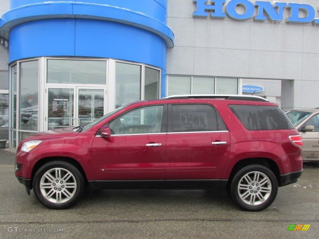 Red Jewel Tintcoat 2009 Saturn Outlook XR AWD Exterior Photo #76908144
