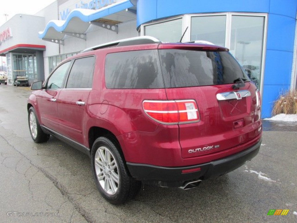 Red Jewel Tintcoat 2009 Saturn Outlook XR AWD Exterior Photo #76908201