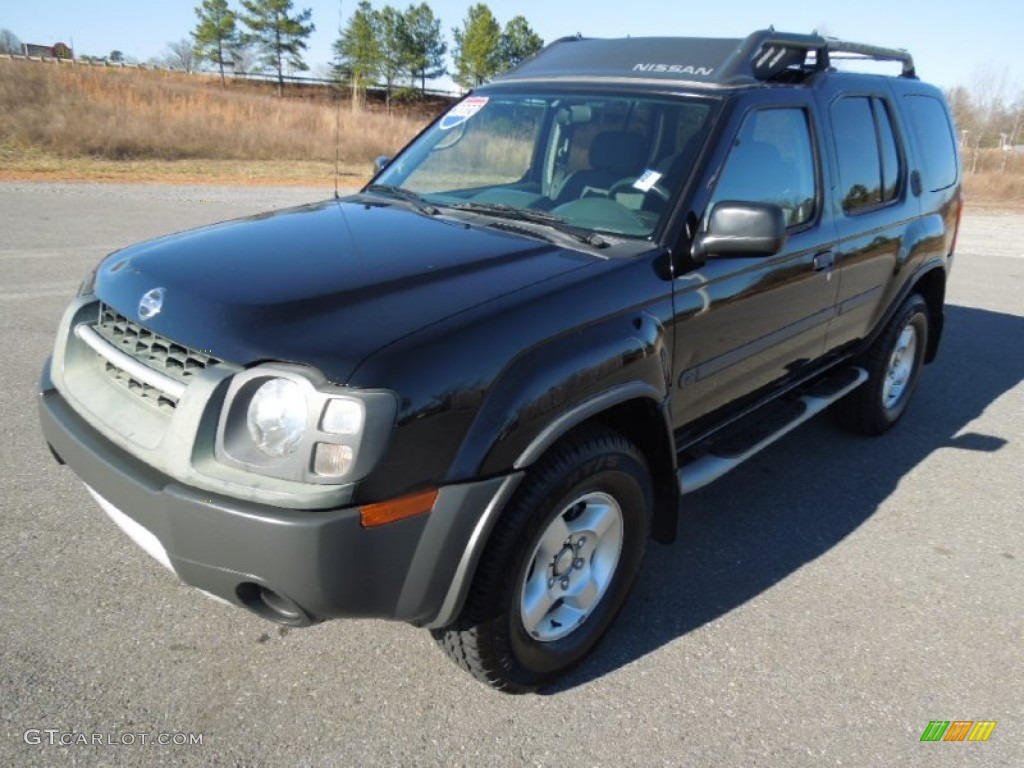 Super Black 2003 Nissan Xterra XE V6 Exterior Photo #76908426