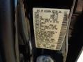  2003 Xterra XE V6 Super Black Color Code KH3