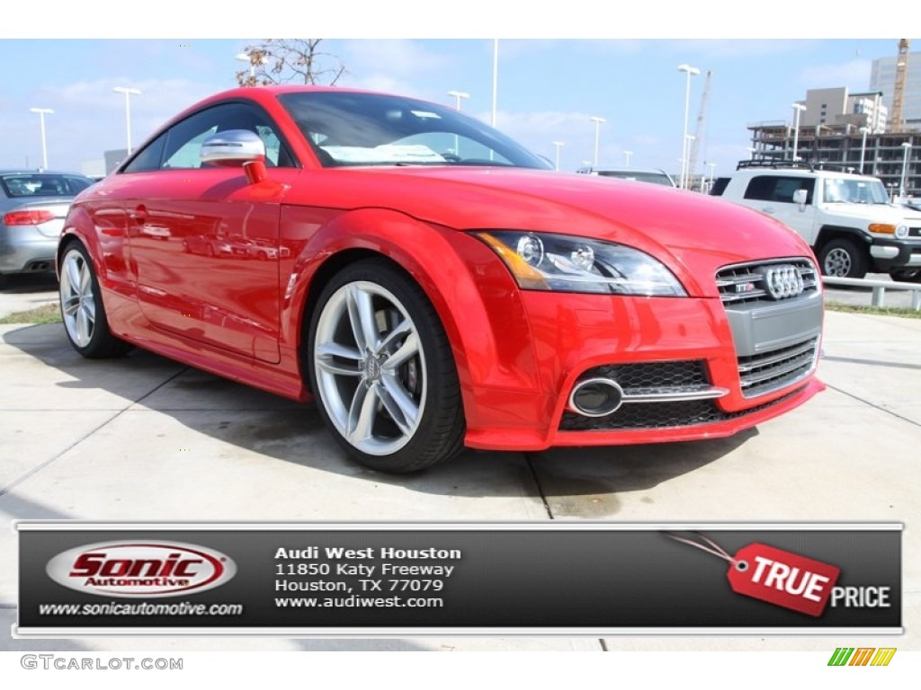 2013 TT S 2.0T quattro Coupe - Misano Red Pearl Effect / Black photo #1
