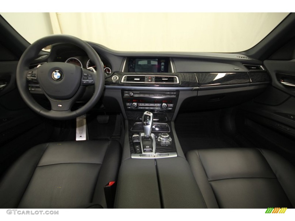 2013 BMW 7 Series 740Li Sedan Black Dashboard Photo #76908886