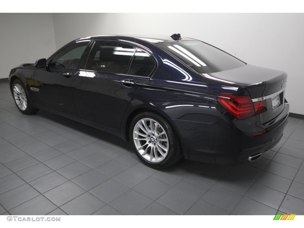 2013 7 Series 740Li Sedan - Carbon Black Metallic / Black photo #6