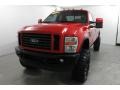 2008 Bright Red Ford F350 Super Duty Lariat SuperCab 4x4  photo #2