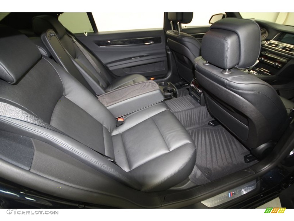Black Interior 2013 BMW 7 Series 740Li Sedan Photo #76909638