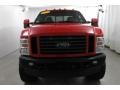 2008 Bright Red Ford F350 Super Duty Lariat SuperCab 4x4  photo #3